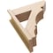 Ekena Millwork 7 1/2-in W x 22-in D x 26-in H Balboa Slat Rough Cedar Woodgrain TimberThane Outlooker, Primed Tan OUTUR075X22X26BOA24RCPR - alternate 2